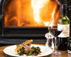 Fall back into Autumn and enjoy a cosy night stay and dine beside the fire 